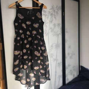 O’Neill Floral Print High Low Dress